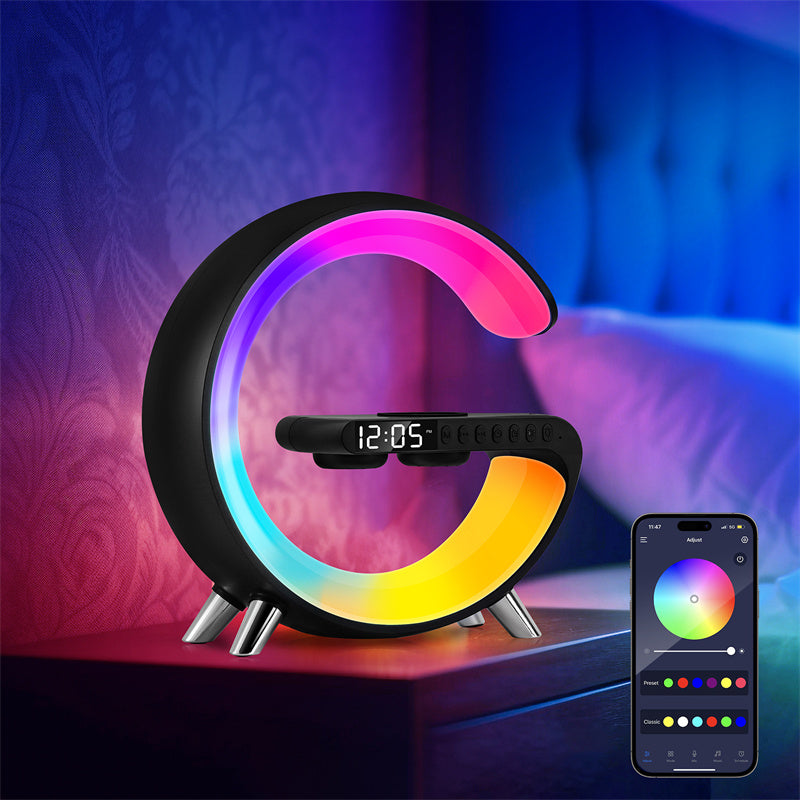 G-Shape Mood LED Lamp & Bluetooth Speaker