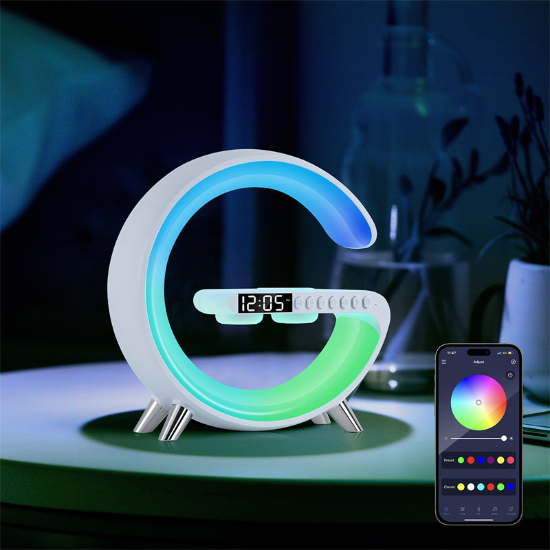 G-Shape Mood LED Lamp & Bluetooth Speaker
