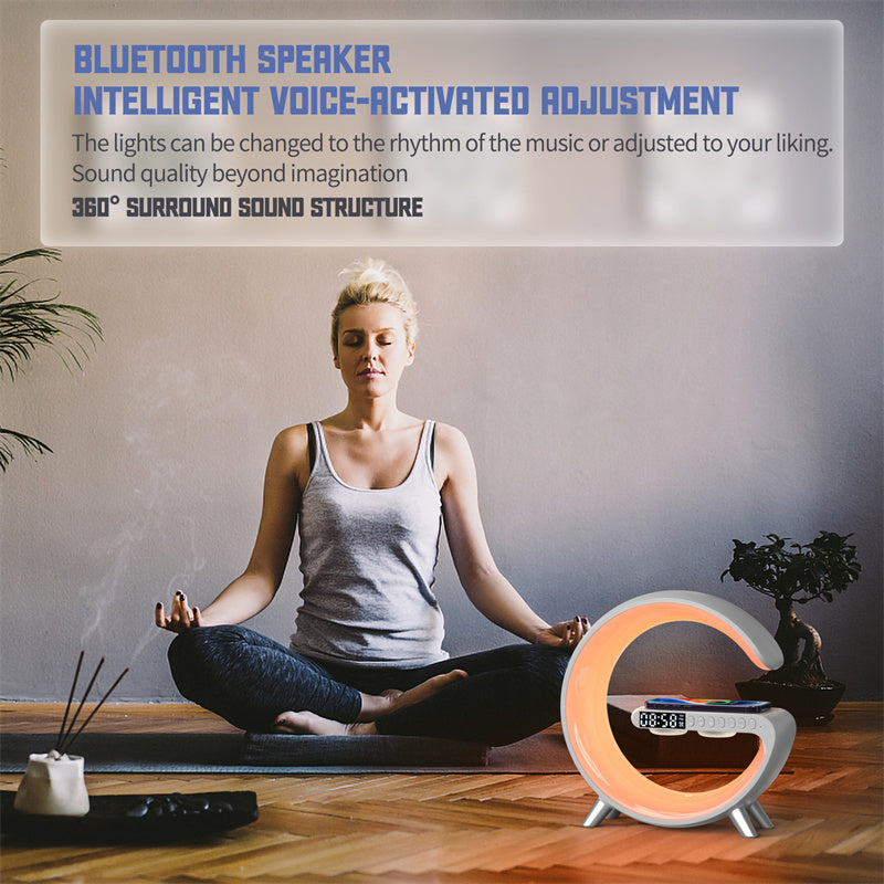 G-Shape Mood LED Lamp & Bluetooth Speaker